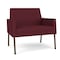 Lesro Mystic Lounge Reception Bariatric Chair, Bronze, OH Wine Upholstery ML1401 - alternate 1